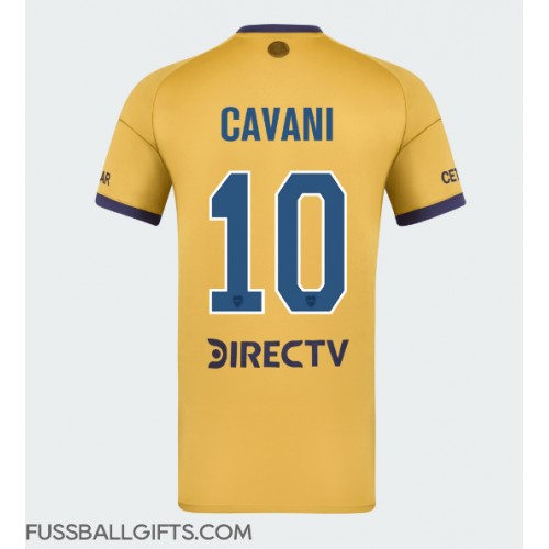 Boca Juniors Edinson Cavani #10 Fußballbekleidung Auswärtstrikot 2025-26 Kurzarm
